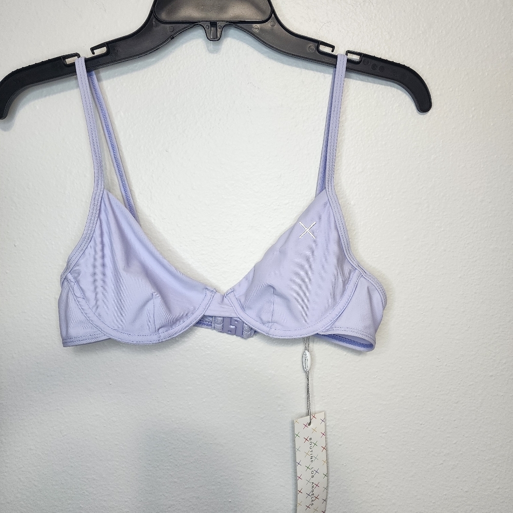 New boutine L.A bustier Lavender bikini top size M - Picture 6 of 6